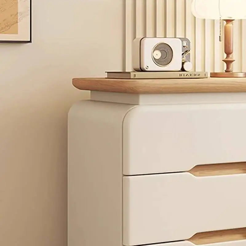 منضدة صغيرة كورية حديثة إسكندنافية بسيطة منضدة أوروبية جمالية مخفية للتخزين أثاث غرفة نوم Mesa De Noche #3