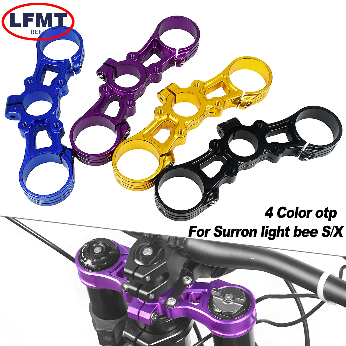 Obere Gabelbrücke für Surron Light Bee X/S – Universalteile für Sur-ron Light Bee X/S Enduro Motocross