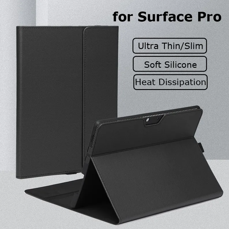 New for Microsoft Surface Pro 8/9/10/11/X 13 Inch  TPU Soft Silicone Case Lightweight Shell Case for Surface Pro 4 5 6 7 12.3“