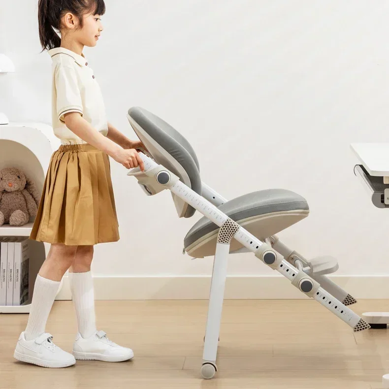 كرسي أطفال من البلاستيك لطاولة الأطفال المدرسية للأطفال الصغار قابل للتعديل لغرفة النوم ومكتب عثماني للفتيات Bugaboo Hazar كرسي بذراعين كهربائي للأطفال #5