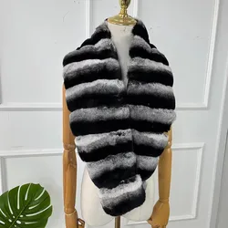 Natural Rex Rabbit Fur Collar Winter Women Best Selling Styles