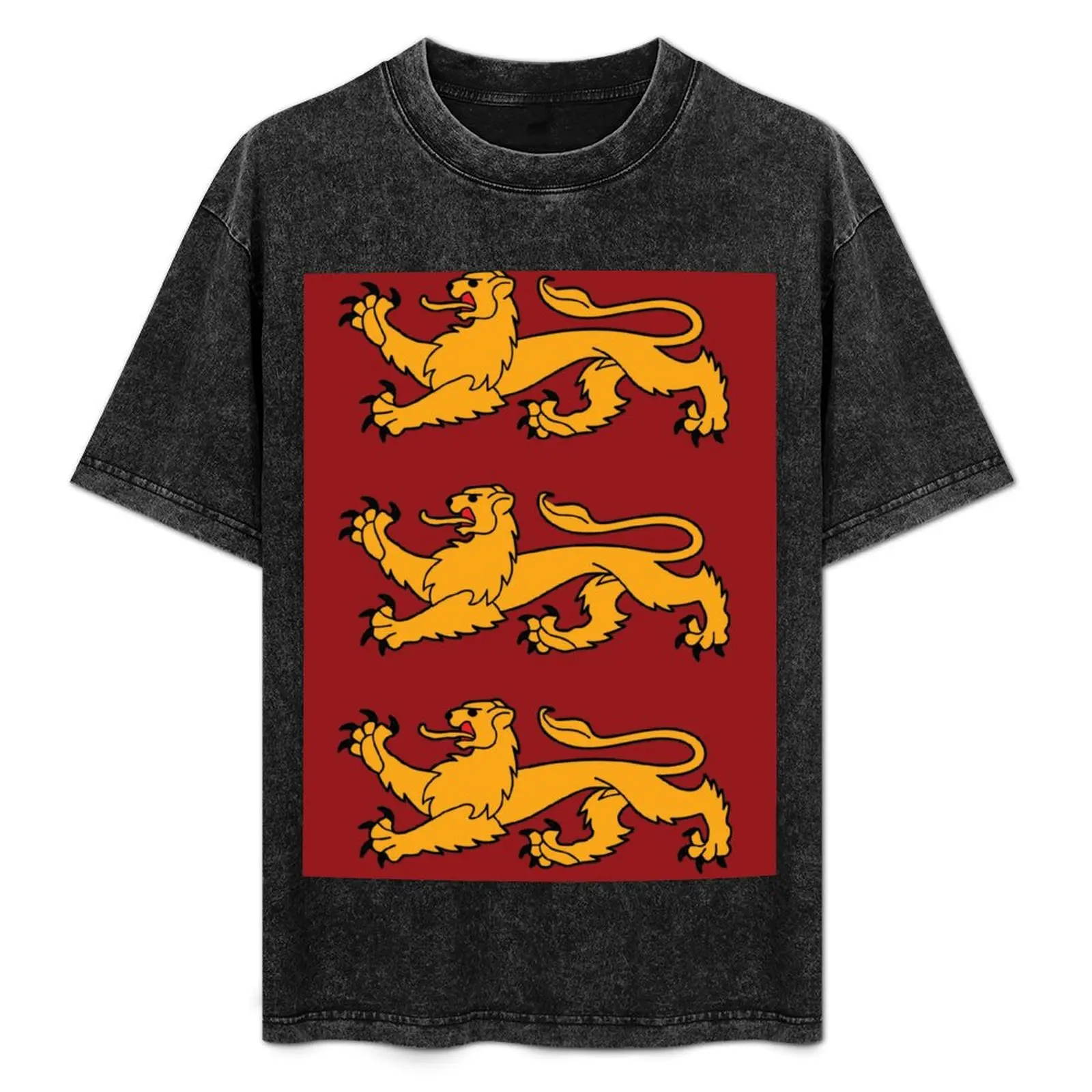 

England coat of arms T-Shirt Casual Simple Design Short Sleeve Shirt