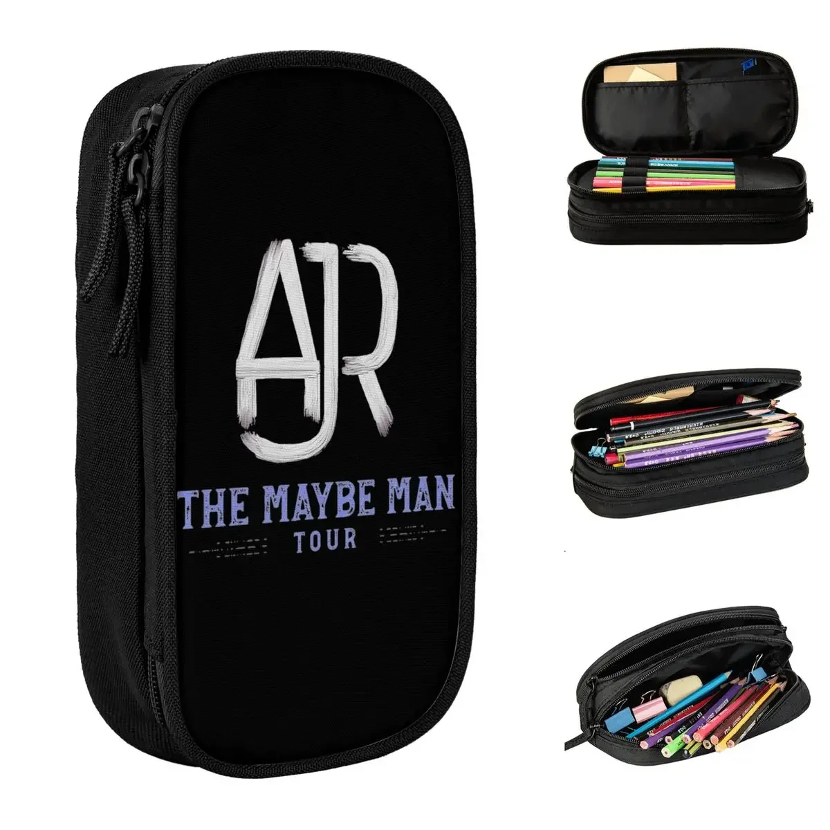 

Ajr The Maybe Man 2024 Music Tour Accessories Pencil Case Large Capacity Kids Pencil Case Stationery Amazing Gift