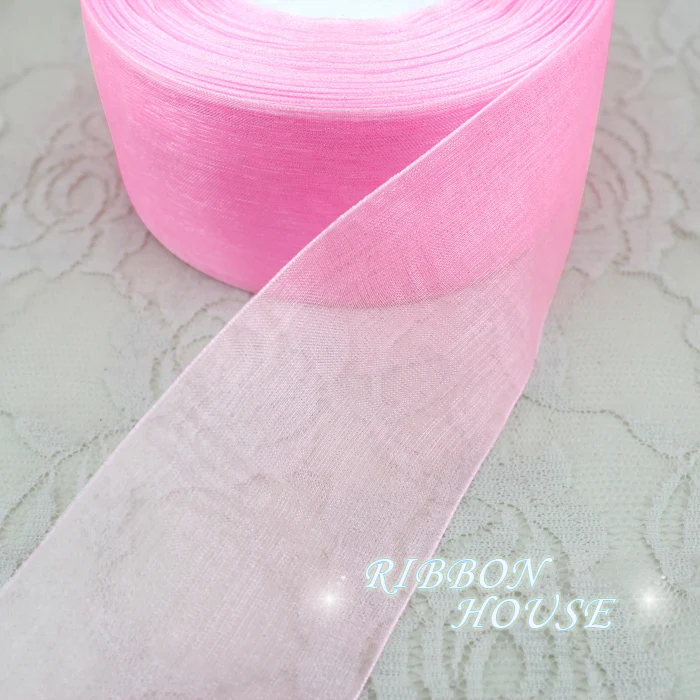 40mm Organza ribbons wholesale gift wrapping decoration Christmas ribbons