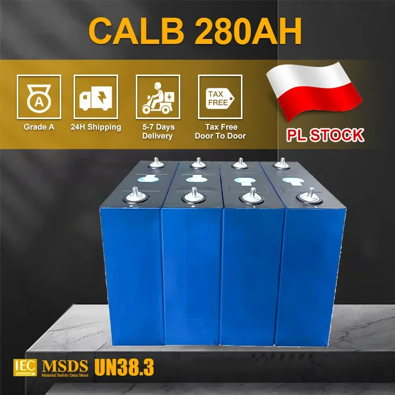 

Poland Grade A+ Lifepo4 Battery CALB280AH 9000 Cycles 12V 24V 48V Lithium Rechargeable Batteries RV EV Solar Energy storage