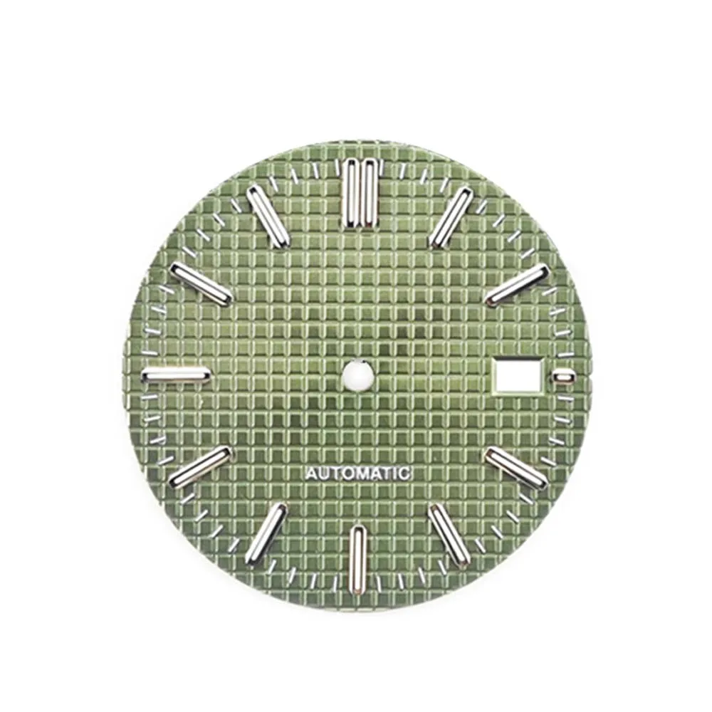 Esfera de reloj Retro de 31mm para NH35, NH36, NH38, movimiento mecánico, parte modificada C3, esferas luminosas verdes