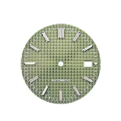 31mm Retro Watch Dial for NH35 NH36 NH38 Movement Mechanical Watch Face Modified Part C3 Green Luminous Dials