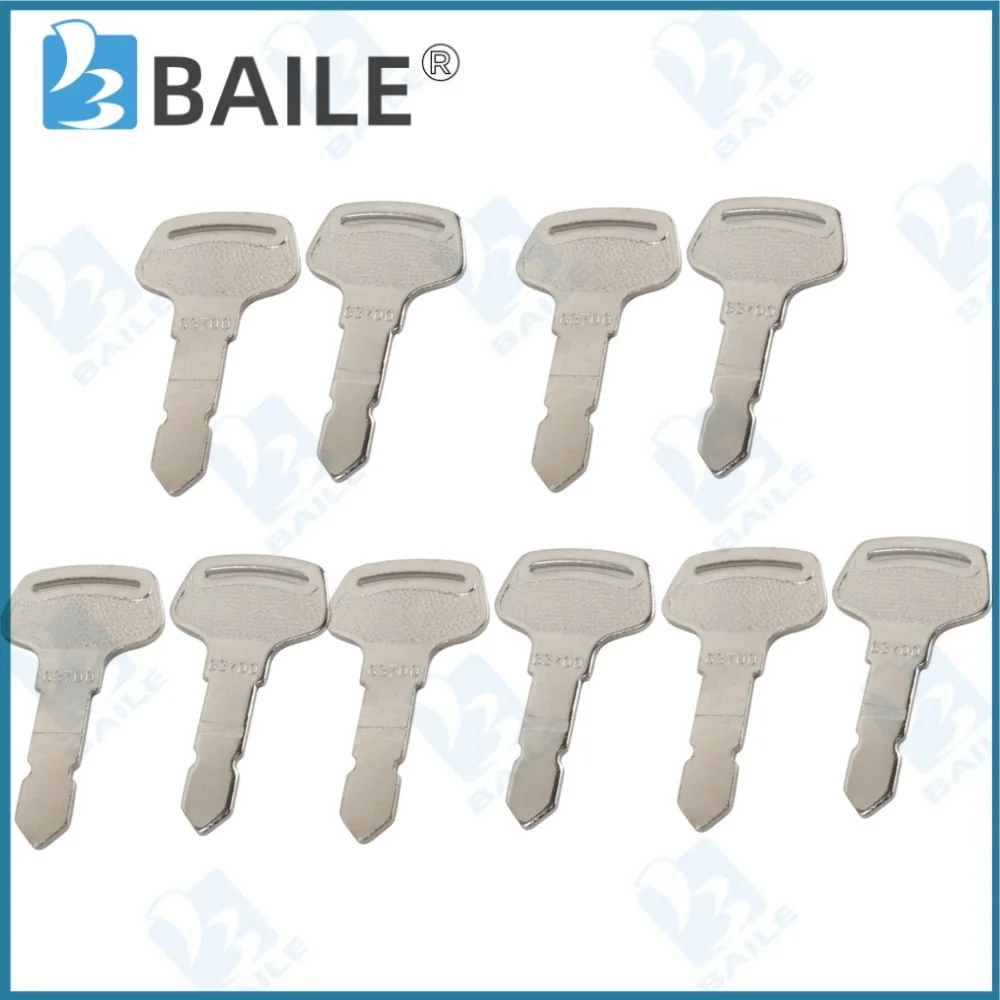 

10 шт. 15248-63700 ключи зажигания для корпуса трактора Kubota серии B и новый пусковой переключатель Hollan 6C040-55432