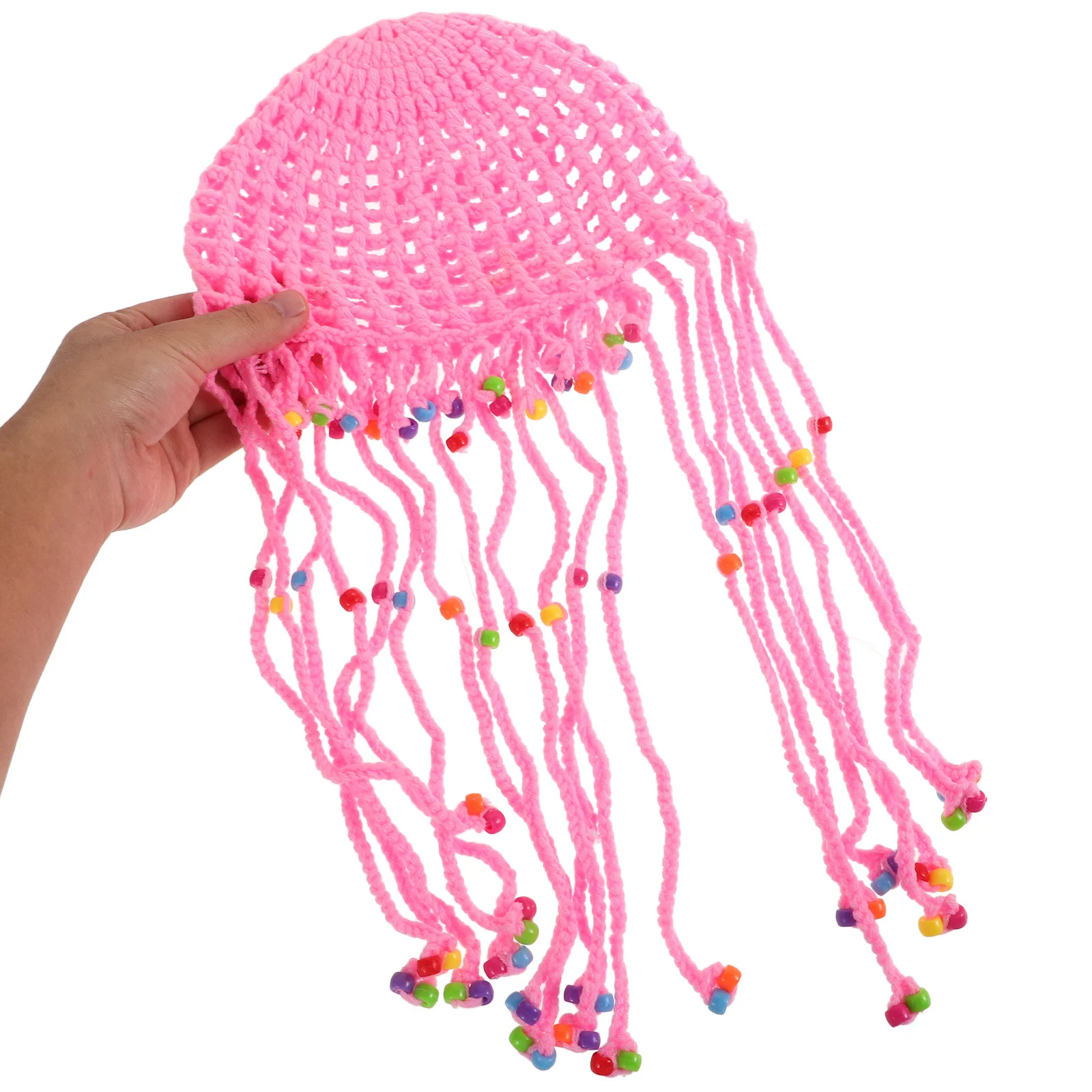 العرقية الكروشيه شرابة قبعة للنساء ملابس الشاطئ بوهو قبعة صغيرة محبوكة المنسوجة يدويا قبعة متماسكة في الهواء الطلق قبعة صغيرة كروشيه #5