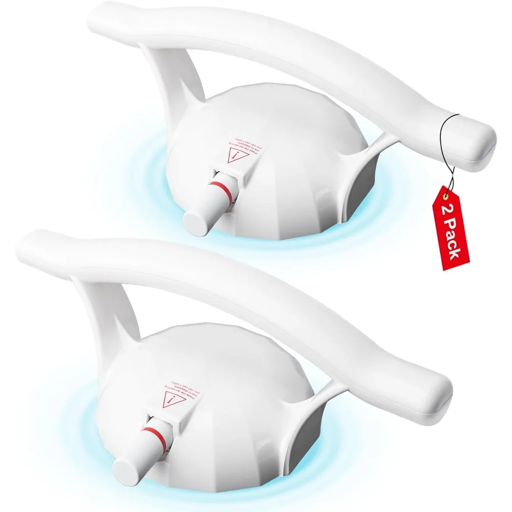 

2 упаковки поручни для ванн и душа, 12-дюймовые противоскользящие поручни для ванной комнаты на присоске для пожилых людей, сверхмощная ручка для душа