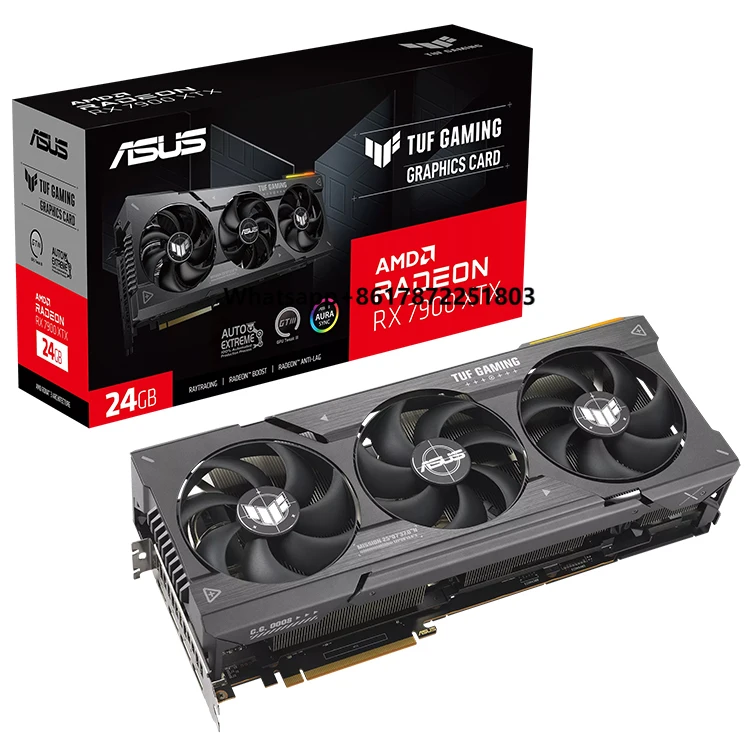 ASU'S TUF Gaming Radeon RX 7900 XTX 24GB GDDR6 Used Graphics Card with 24GB GDDR6 384-bit Memory