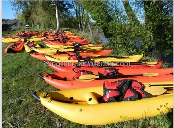 New Design Offer Factory Direct Sales Inflatable Wholesale Pedal Fishing Kayak Boat