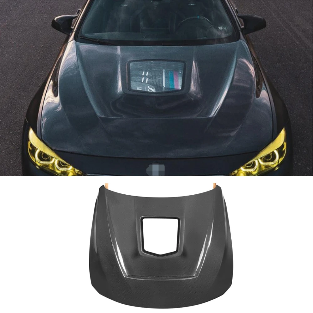 

Стильная двухсторонняя передняя крышка капота из углеродного волокна, обновленные оригинальные автомобильные детали для BMW M3 F80 M4 F82 F83 2013-2019