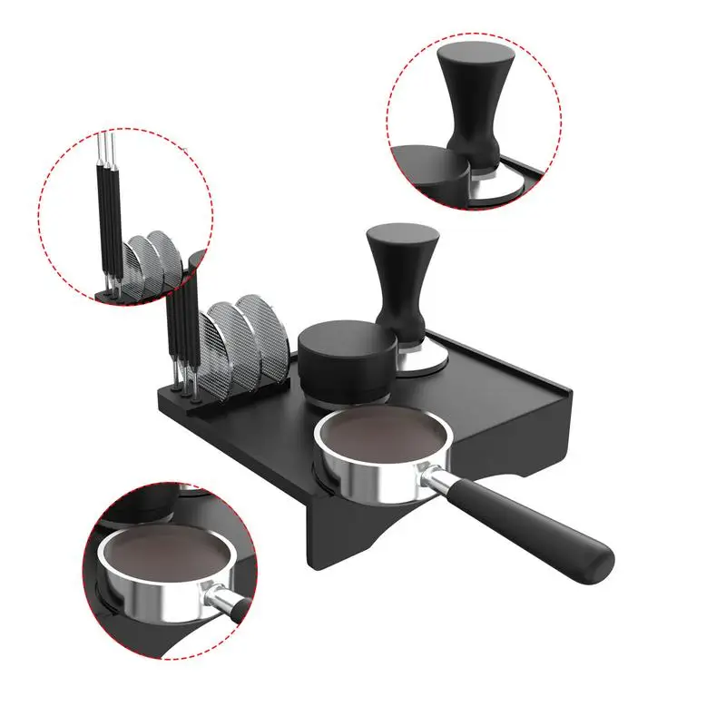 Koffie Aanstampen Mat 7.6X5.7 Inch Siliconen Stamppad Waterdicht Hittebestendig Food Grade Espresso Tamper Mat Voor Portafilter