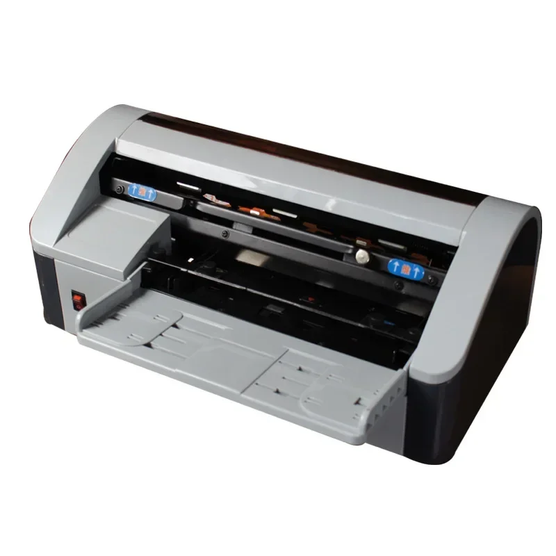 Upgrade SSB-001 Desktop Semi-Automatic Business Card Cutting Machine 220V/80W Electric Cutting Card Anti-cutting Oblique Self-gr