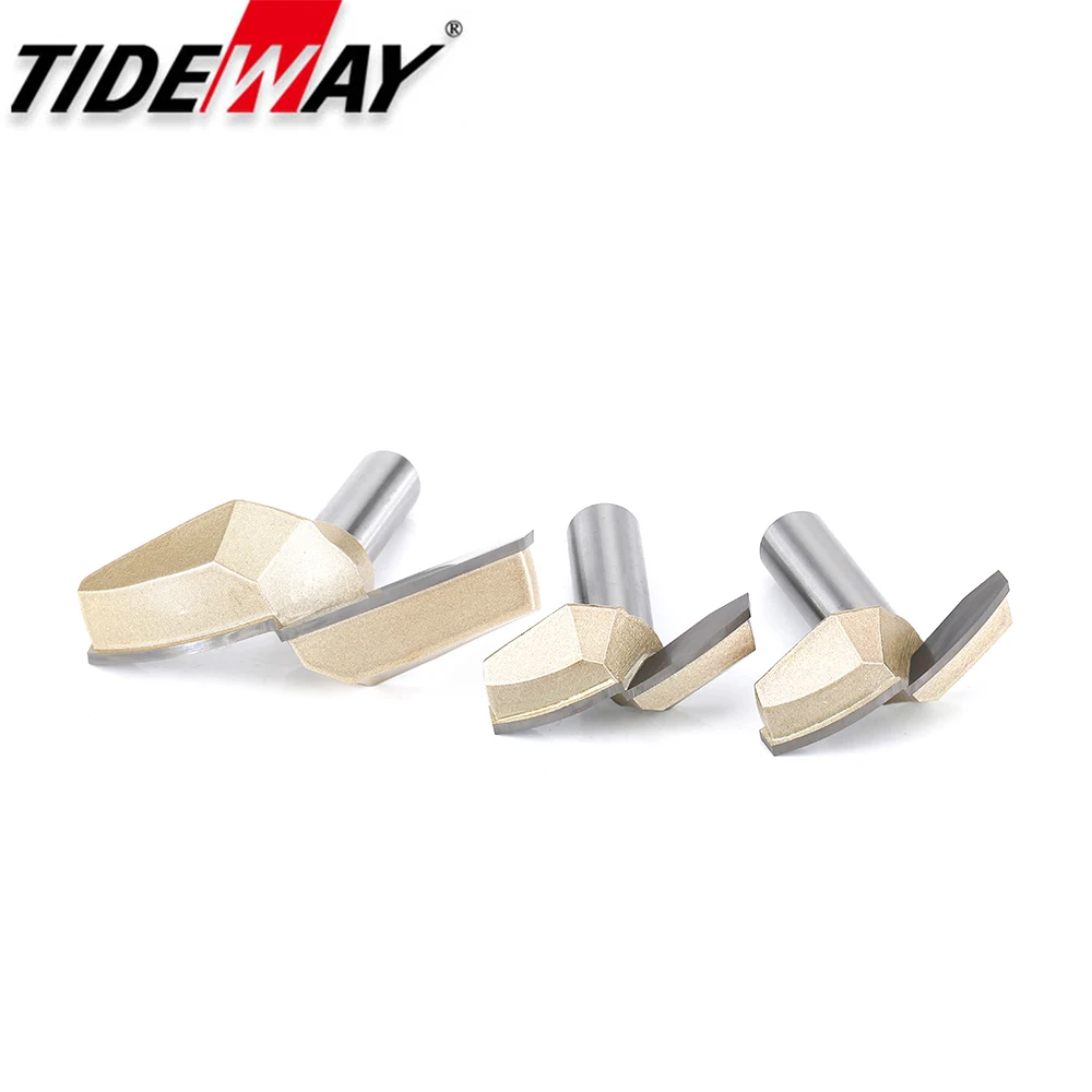 Tideway Classic Plunge Bit CNC Woodworking Tools Carbide End Mill Horizontal Crown Molding Router Bits for Wood Milling Cutter