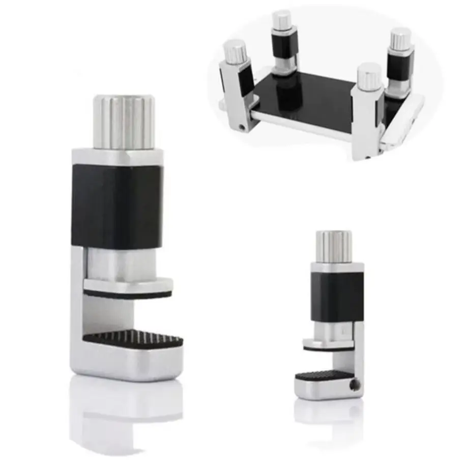 Metal Adjustable External Fixative Devices Fixture Clip Clamp Molile Phone Touch Screen Adhesive Leakage Clips Fix 100pcs/lot