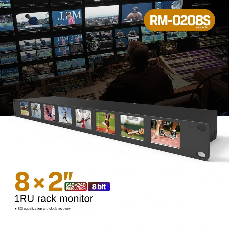 

LILLIPUT 2 "8-Link 3G-SDI стеллажный монитор