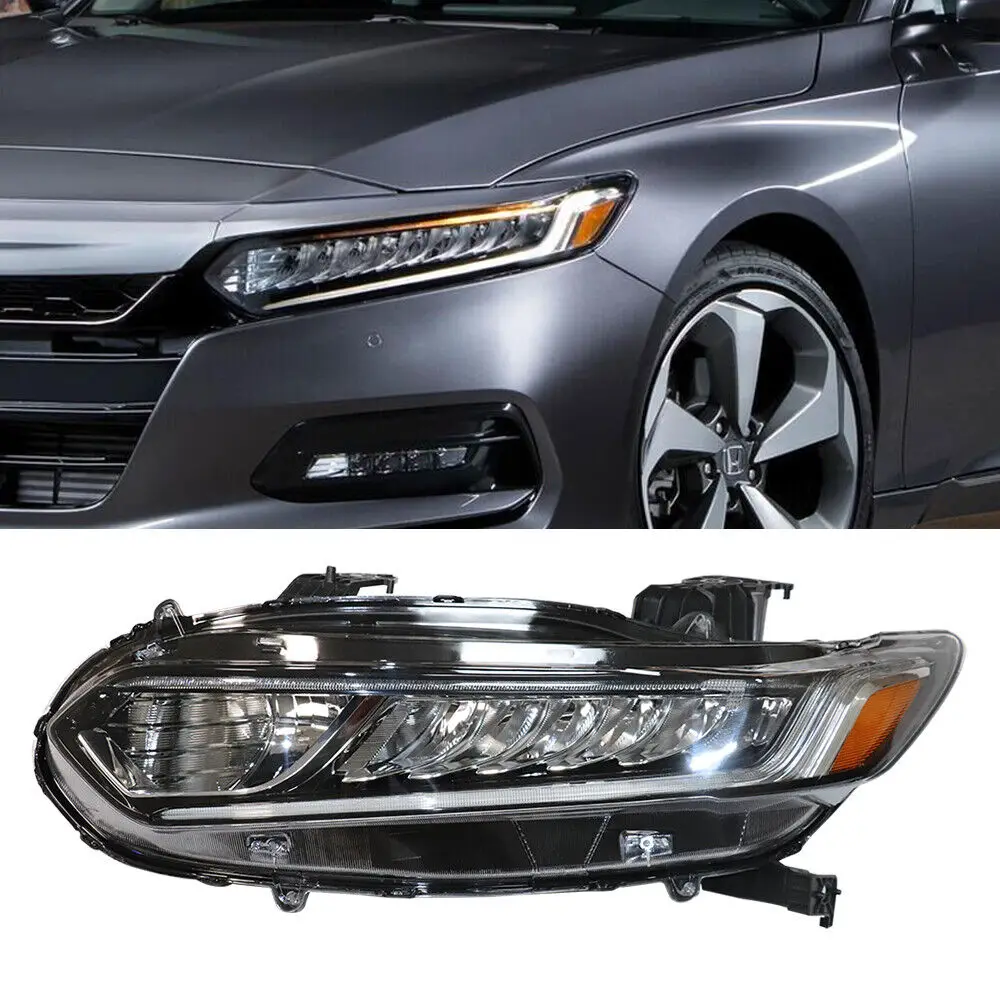 Conjunto de faros halógenos LED lado izquierdo 33150TVAA01 para Honda Accord 2018 2022