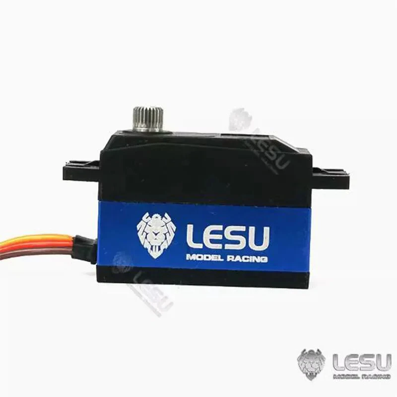 LESU 1/14 40.5*20*28.3MM 14Kg Metal Gear Servo for RC Tractor Truck Tamiyaya Hydraulic Dumper Excavator Model Car Parts Th12163