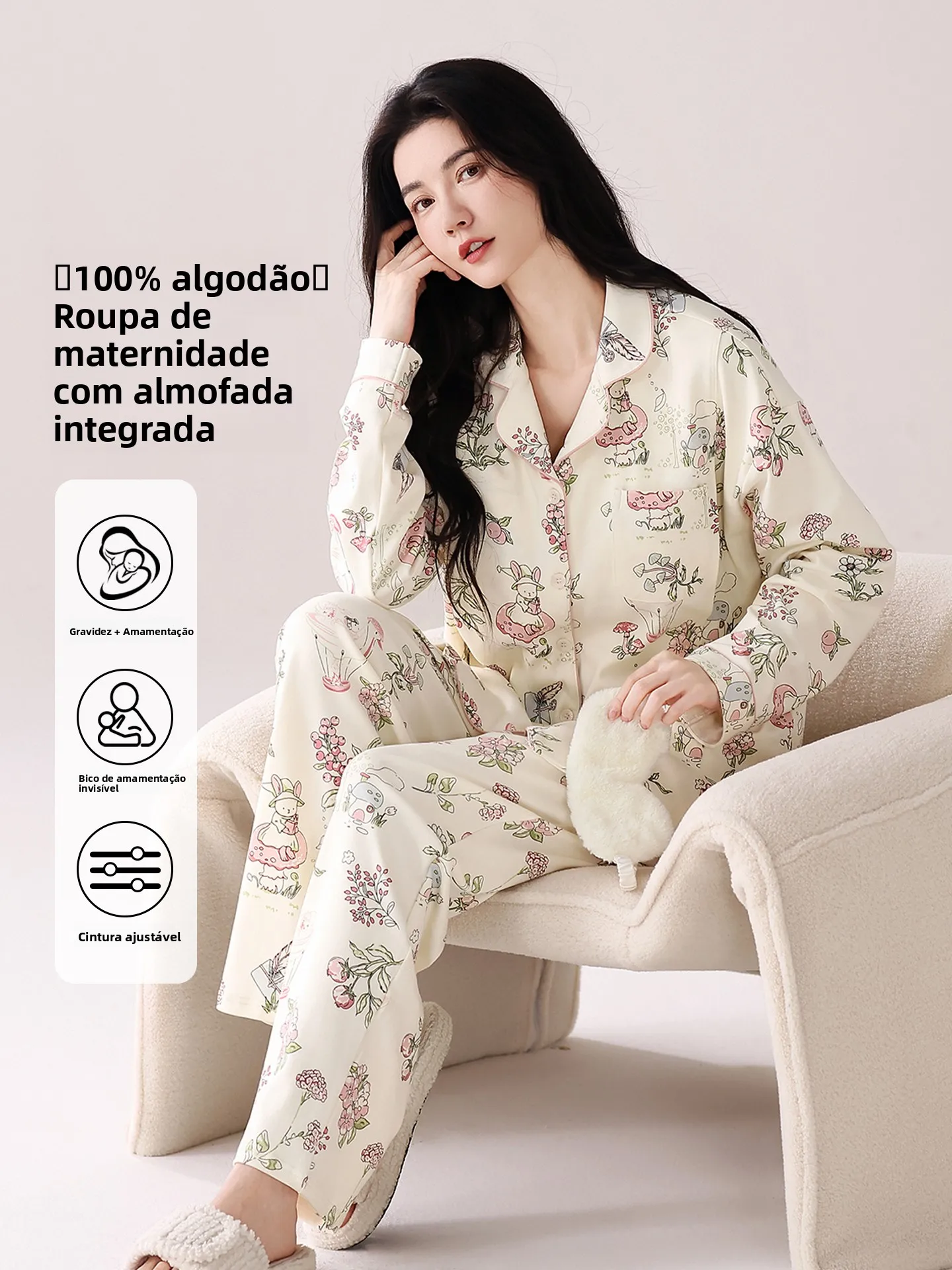 camicia-da-notte-premaman-in-puro-cotone-fenteng-care-con-imbottitura-sul-petto-abbigliamento-da-notte-per-donne-taglia-grande-abbigliamento-post-parto-per-casa