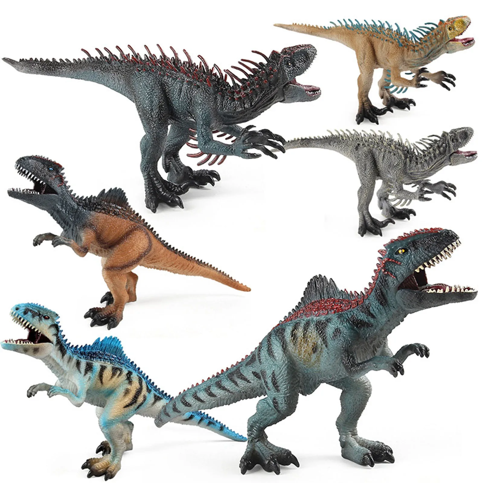 Dinosaurs World Jurassic Dinosaur Model Stegosaurus Figures Home Decoration Dino Animals Toy For Kids Gifts