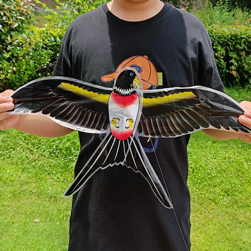 2025年新作 子供用手持ち式釣り竿凧 尾付き 屋外インタラクティブ玩具 楽しい親子アクティビティ用