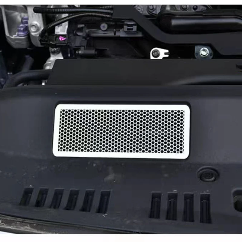 For Toyota Camry XV80 2024 interior Stainless steel Front hood dust cover Engine compartment exit protective cover Insect screen