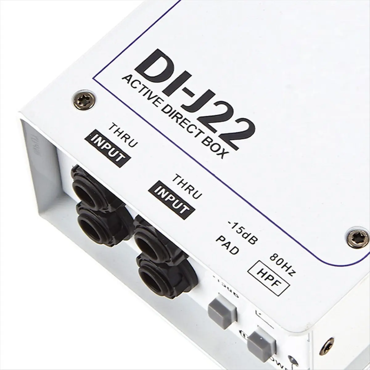 (DT37) For GAZ-J22 Professional Dual Channel Stereo 48V Phantom Power Supply Active Direct Junction Audio DI Box