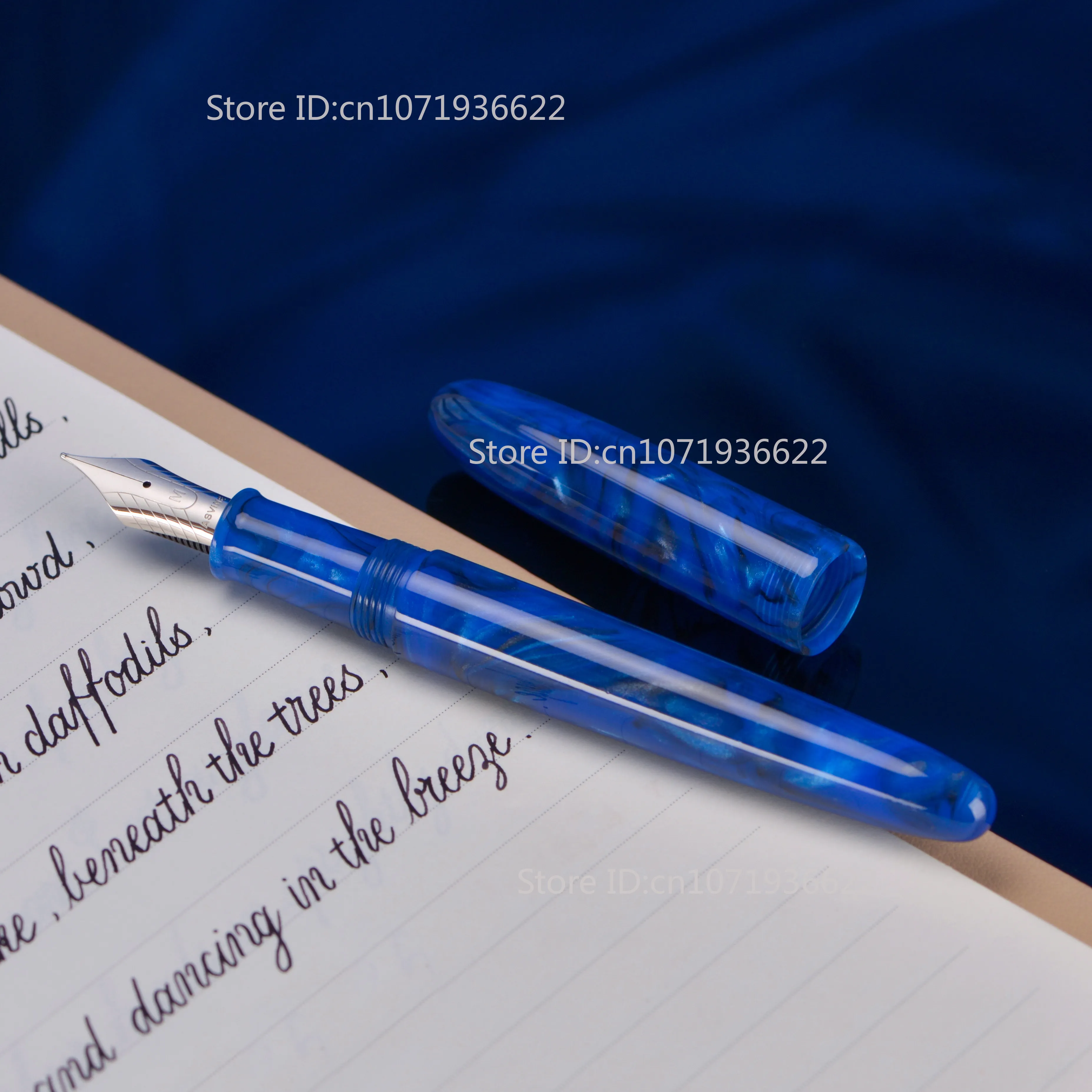 New Version Asvine C80 Resin Ink Converter Fountain Pen NO.8 EF/F/M/Stub 1.1 Nib Handcraft Large Size Writing Pen