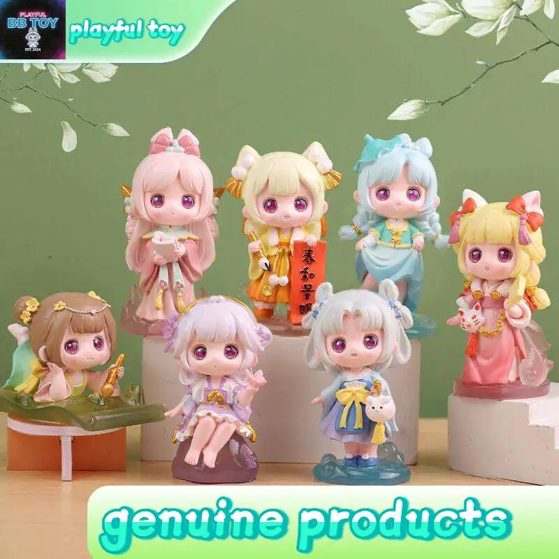 

Blind Box Girl Figures Chinese Ancient Style 2026 New Trendy Cute Desktop Ornaments Birthday Gifts For Girls Female Collectibles