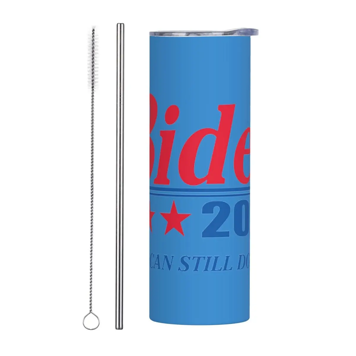 

Biden 2028 Stainless Steel Tumbler Vacuum Insulated Mug Thermal Cold Cups Straws With Lid 20oz