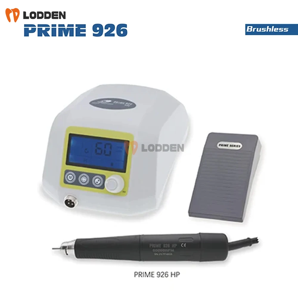 

Prime926 Бесщеточный микромотор для стоматологической лаборатории с наконечником, 60000 об/мин, шлифовальный станок для ювелирных изделий и дизайна ногтей