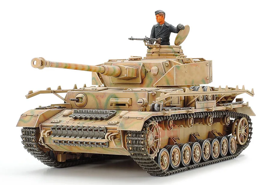 Tamiya 35181 1/35 Medium tank IV J Type With Soldier Military Hobby Toy Plastic Model Building Assembly Kit Gift