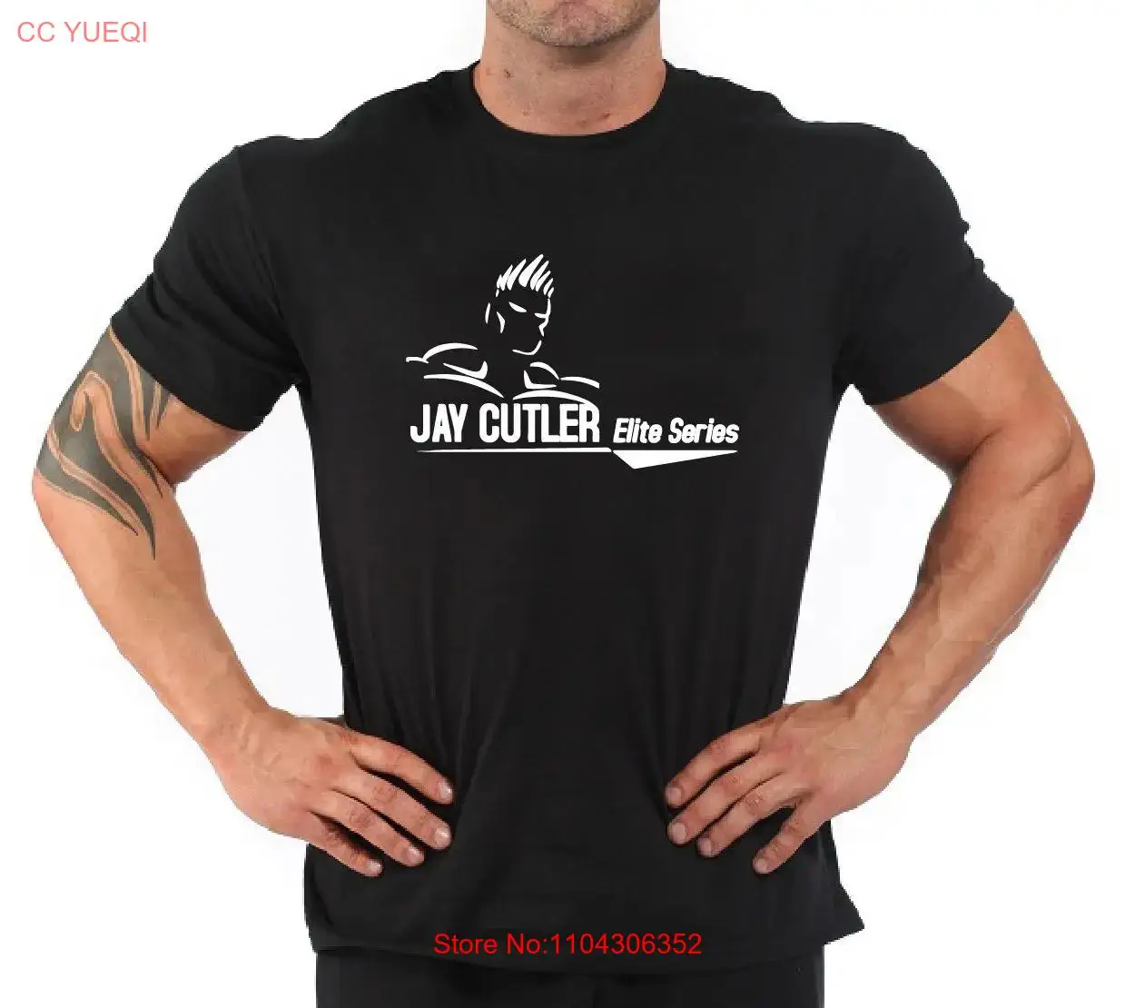 T-Shirt Bodybuilding Fitness Palestra' Jay Cutler Elite Series' long or short sleeves