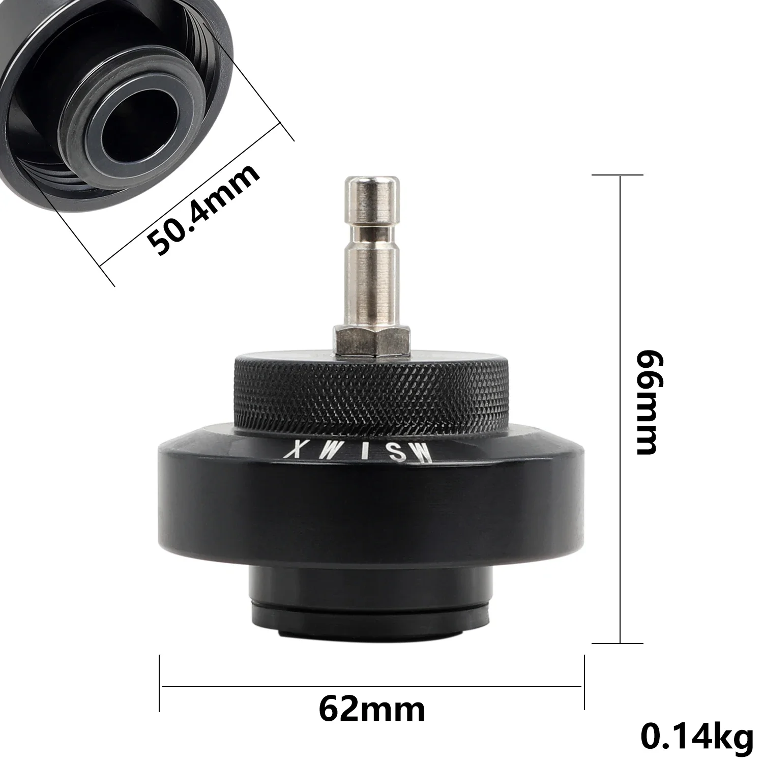 Model 3 water tank leak detector pressure gauge plug - special connector