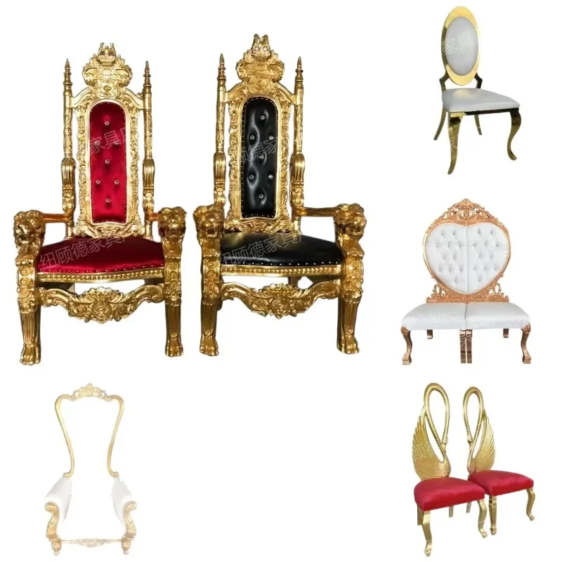 Retro Queen King Seat Chair for Live Streaming Host Influencer Promotion Hot Sale Comfortable Retro Style Furniture