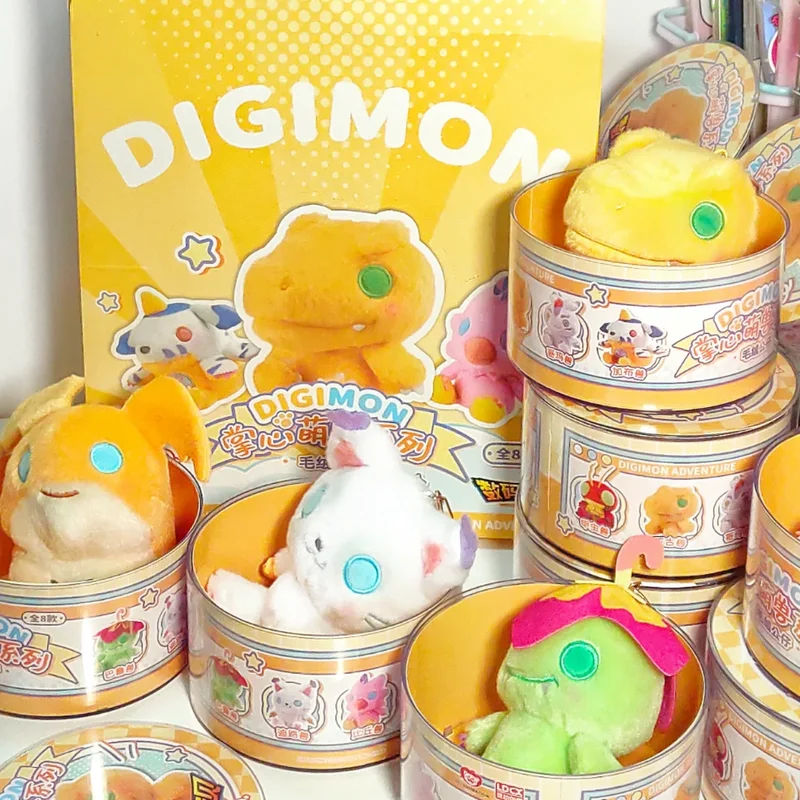 Blind Box Anime Figure Digimon Adventure Tailmon Agumon Plush Doll Caja Ciega Mystery Box Decor Model Birthday Gift Toy