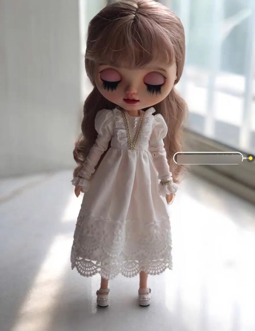 

Одежда в ретро стиле, 1 шт., наряд для куклы blythe 1/6, 30 см (подходит для Pullip,Ob22/24/26, Licca)