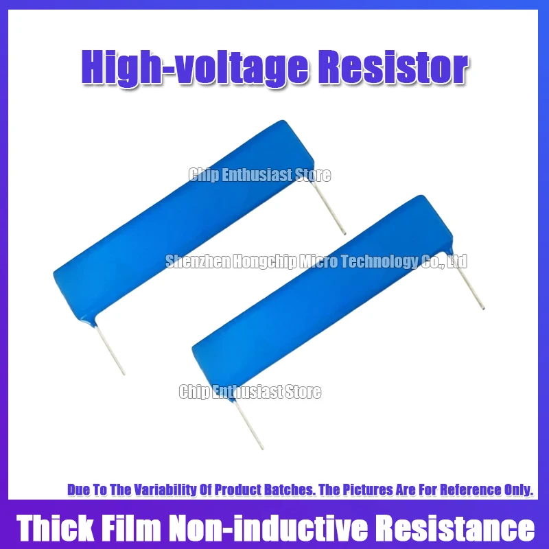 5PCS Slice Style Thick Film Non-inductive High-voltage Resistor 1GF 2GF 3MJ 500MF 1% 5%