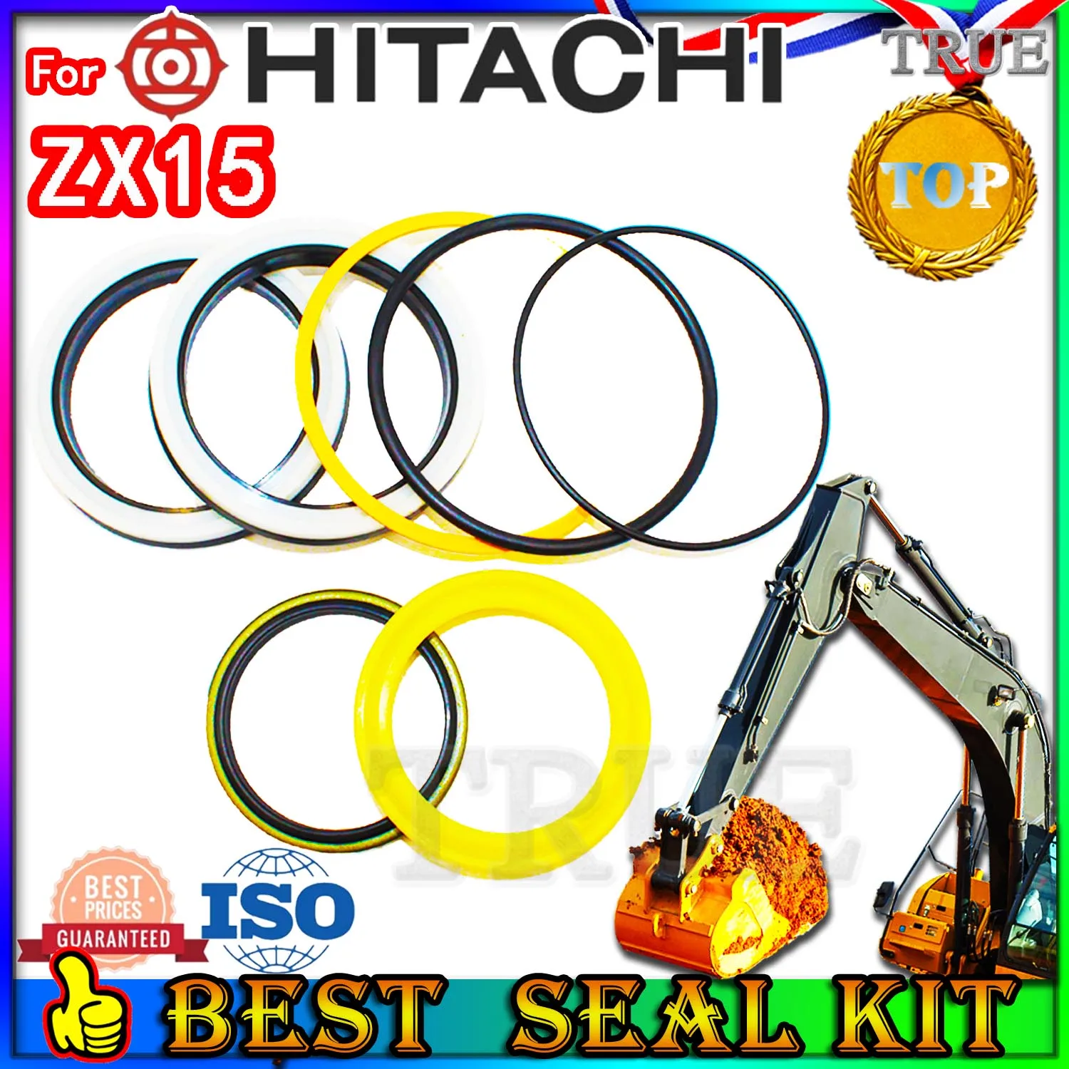 For Hitachi ZX15 Oil Seal Repair Kit Boom Arm Bucket Excavator Hydraulic Cylinder Hit Factory Direct Sales wholesale Wheel Blade