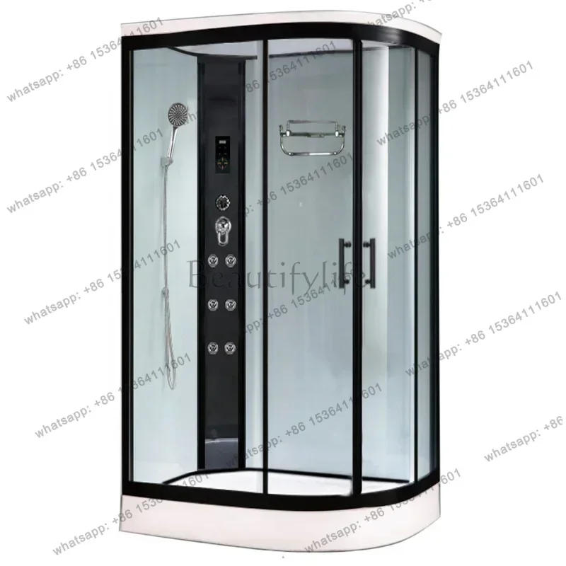 Cubicle Complete Enclosed Shower Room Tempered Glass Sliding Steam Shower Cabin