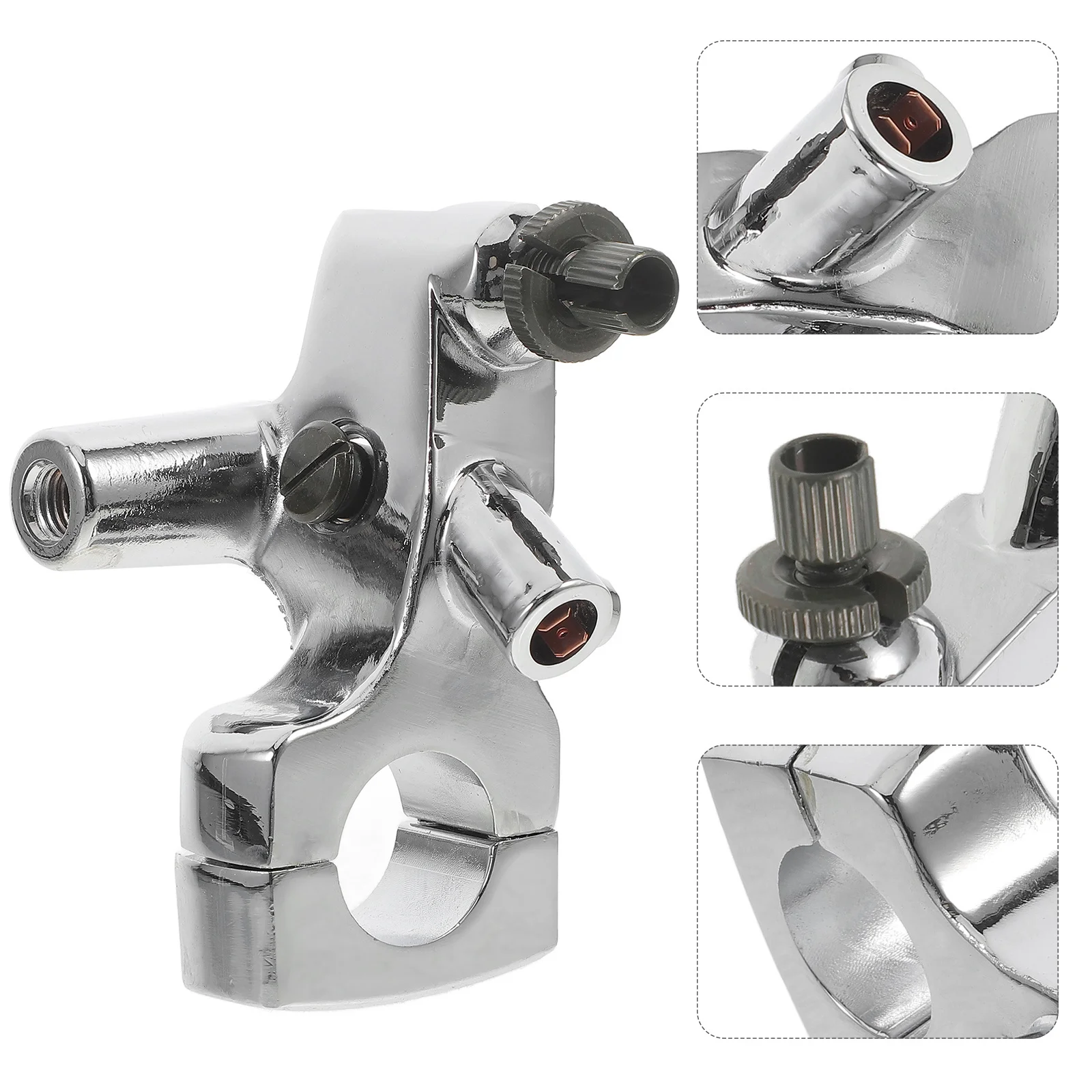 

Clutch Lever Perch Mount Bracket Motorcycle Mirror Holder Aluminum Alloy Handlebar Brake Lever For Scooters Electric Bike