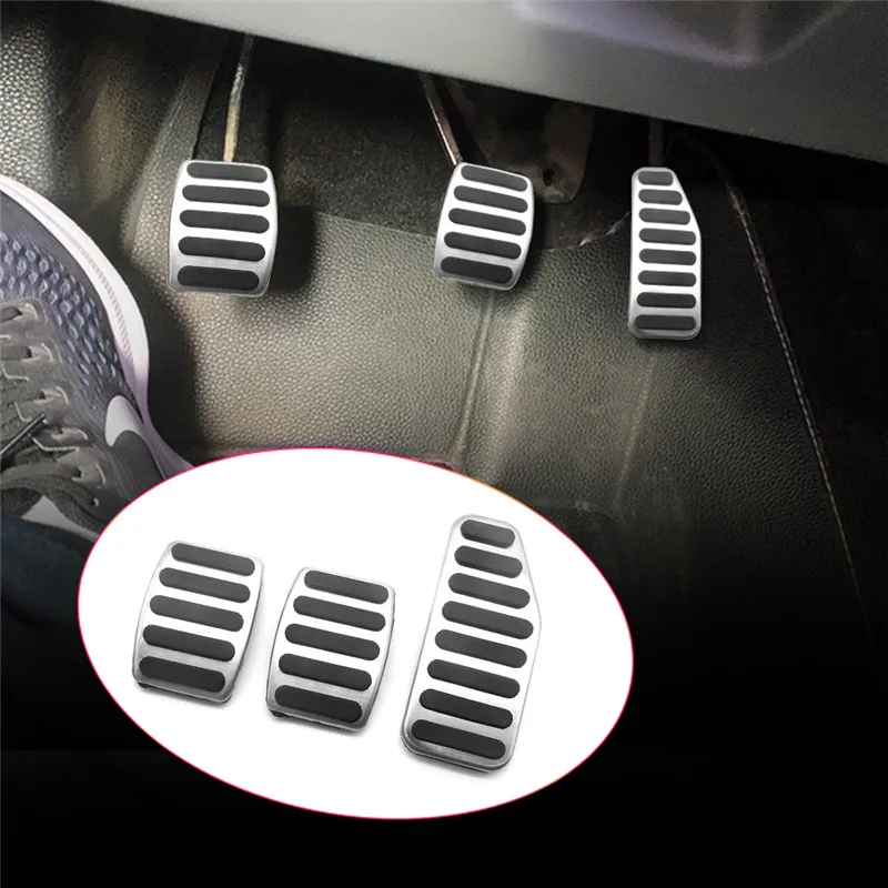 For Suzuki Swift Sport Ignis Alto Grand Vitara 2005-2017 Jimmy 2012-2017 Stainless Steel Car Pedal Cover Pedals Manual Transmiss