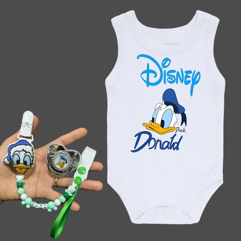 

Anime-pattern baby crawling suit cute baby feeding pacifier children's pacifier holder in cartoon style set baby feed