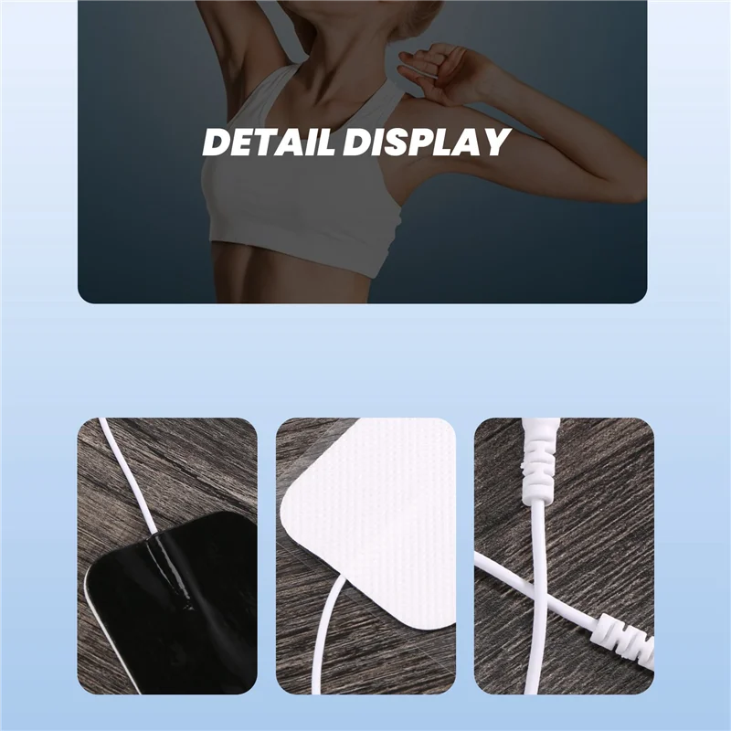 LICE-40 шт. подушечки для блоков TENS, 2X2 электроды для электротерапевтических подушечек для стимулятора мышц EMS