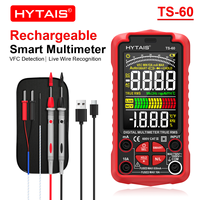 HYTAIS TS-60 Digital Multimeter Professional USB Charging 6000 Count Color Screen Anti-Burning Smart Multimeter for Electricians