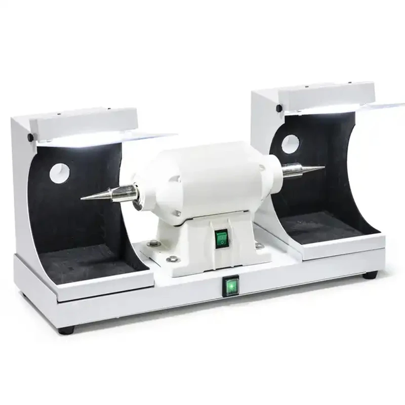 MC-106 Dental Polishing Lathe with Light and Dust Collection Box