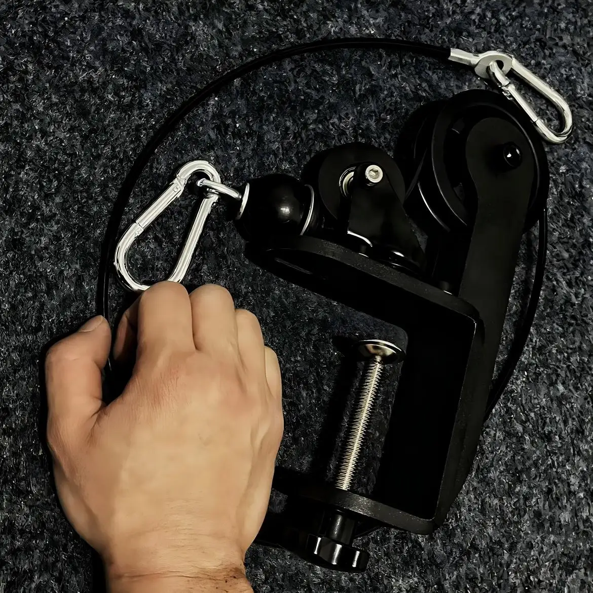Armwrestling-Tisch mit Seilzugsystem, Professionelles Fitnessgerät zur Stärkung von Handgelenk und Unterarm – Detail 6