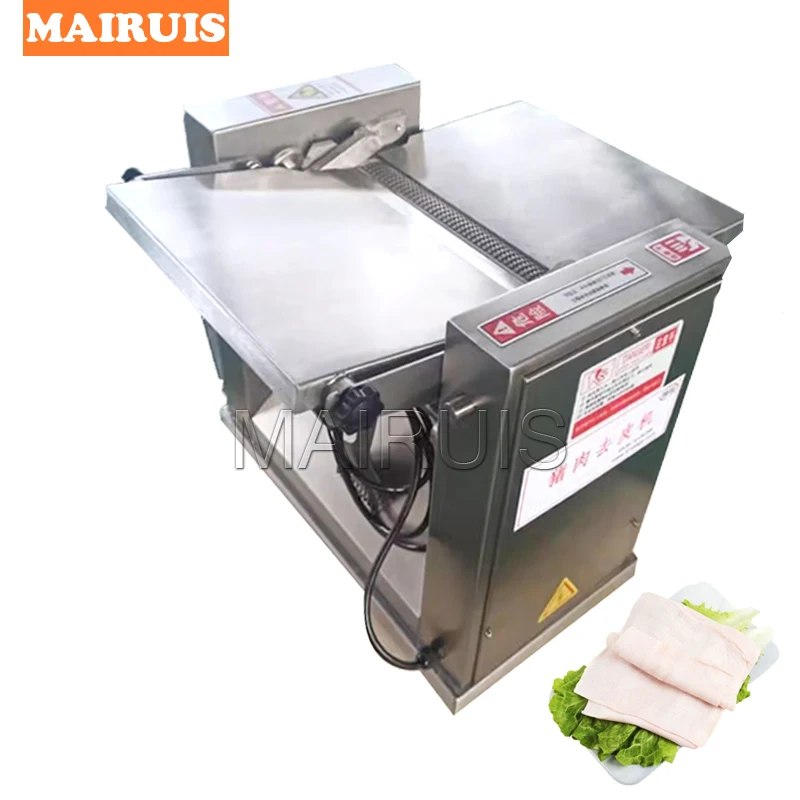 Australia Beef Peeler Meat Cutting Machine Meat Peeling Machine Commercial Pork Skin Slicer Slicing Goat Skin Remover Machine